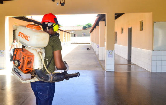 Prefeitura de Joaquim Pires realiza sanitização em unidades escolares