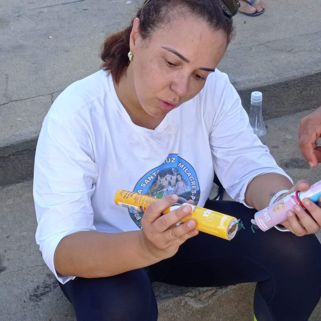 Romaria sai de Monsenhor Gil para Santa Cruz dos Milagres a pé - Imagem 12