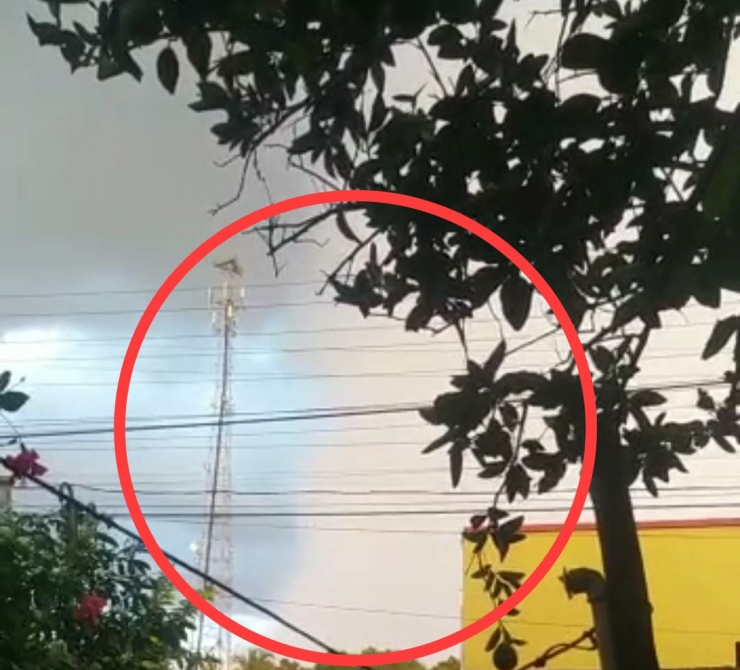 Forte ventania foi registrada na cidade de Altos\Foto:CampoMaioremfoco