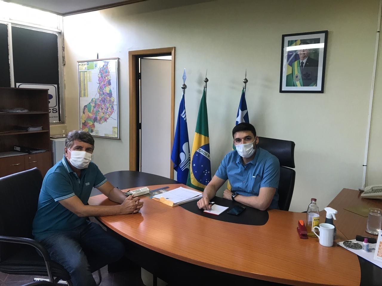 Prefeito João Luiz em audiência na Sede do DNOCS Piauí