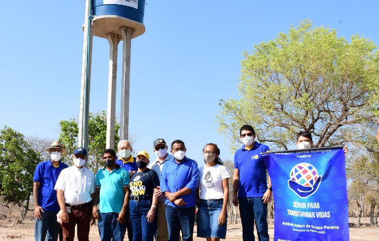 Prefeito Joel entrega Sistema Simplificado da comunidade Lagoa Dantas