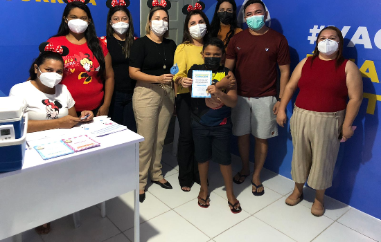 Luís Correia inicia vacinação de crianças de 5 a 11 anos contra a covid-19