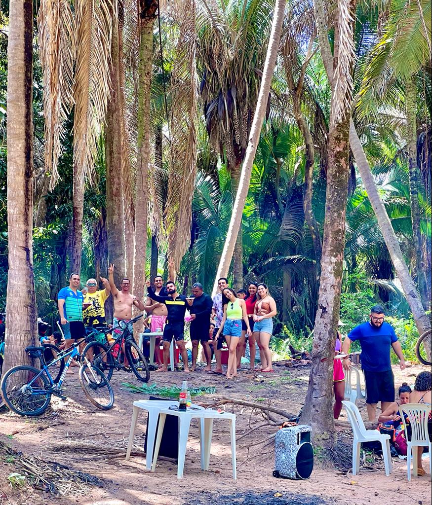 Passeio ciclístico reúne turistas em Monsenhor Gil com parada no Poço Azul - Imagem 16