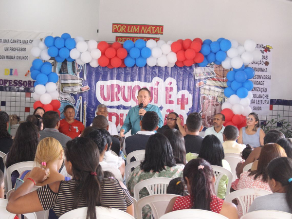 Prefeito de Uruçuí entrega reforma e ampliação da Escola Rosilda Borges