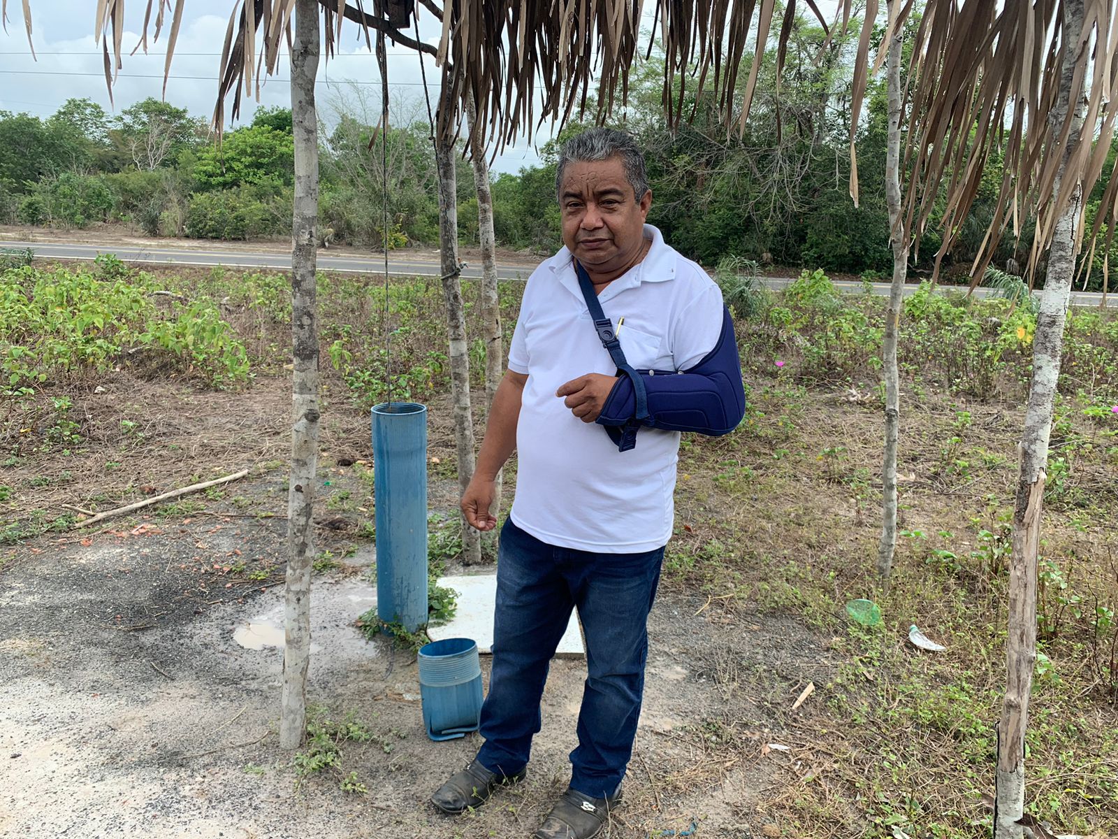 Secretaria de Infraestrutura entrega caixa d'água e encanação  - Imagem 3