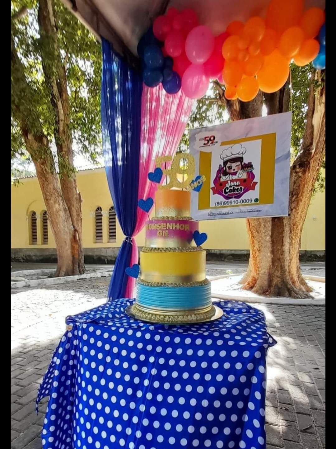 09 Bolos Confeitados para festejar o aniversário de Monsenhor Gil - Imagem 14