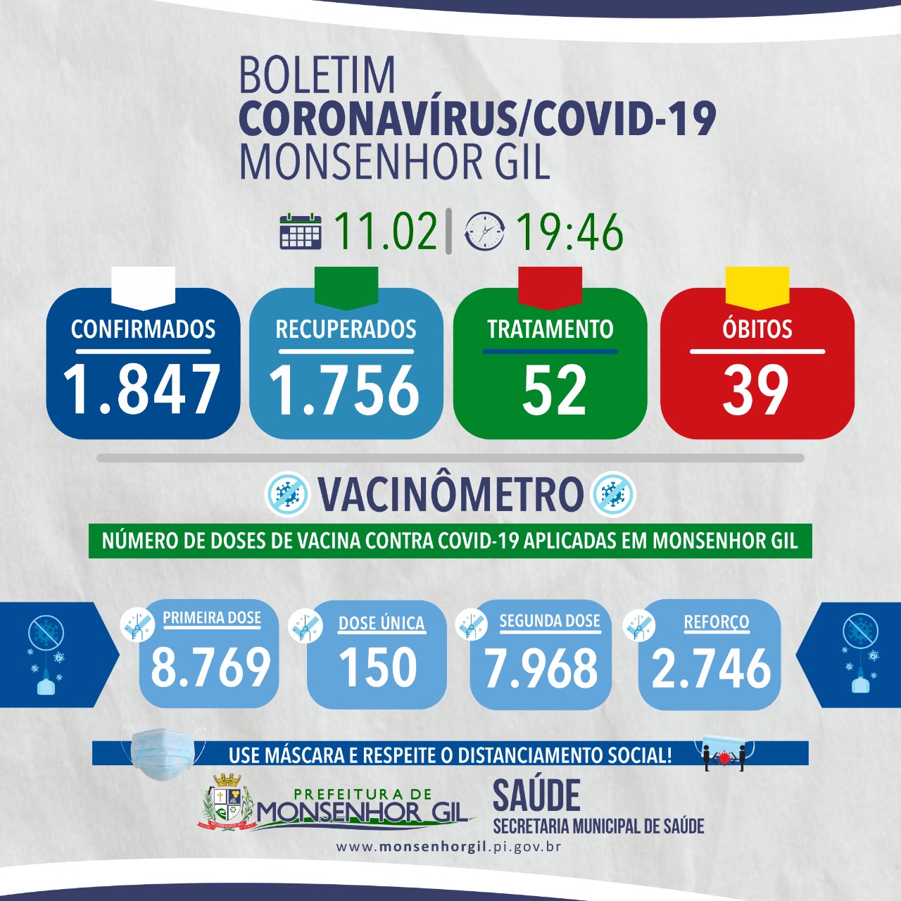 Prefeitura de Monsenhor Gil realiza ações de combate  a Covid-19 - Imagem 15