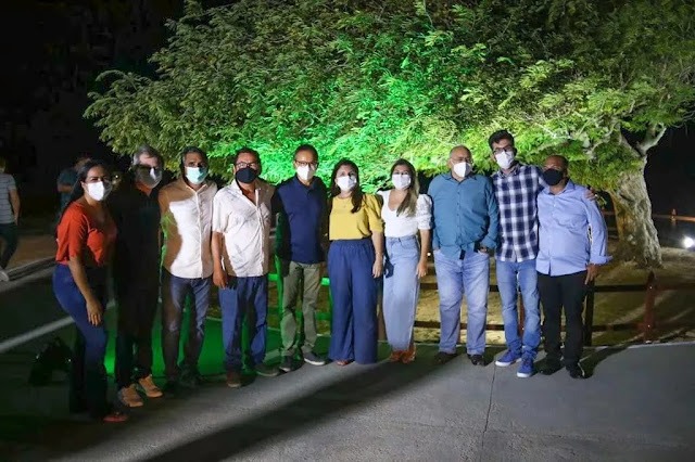 Luis Correia inaugura revitalização do entorno da Árvore Penteada - Imagem 1