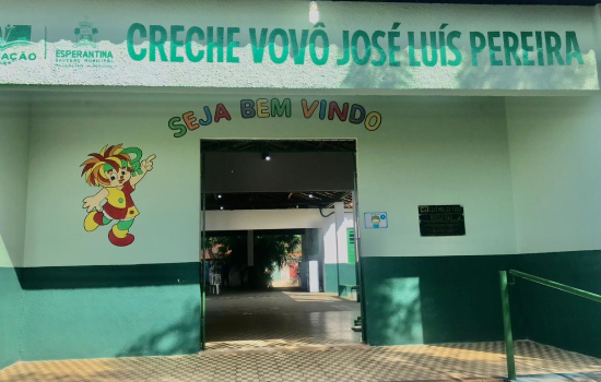Creche vô José Luiz Pereira recebe equipamentos para o retorno às aulas