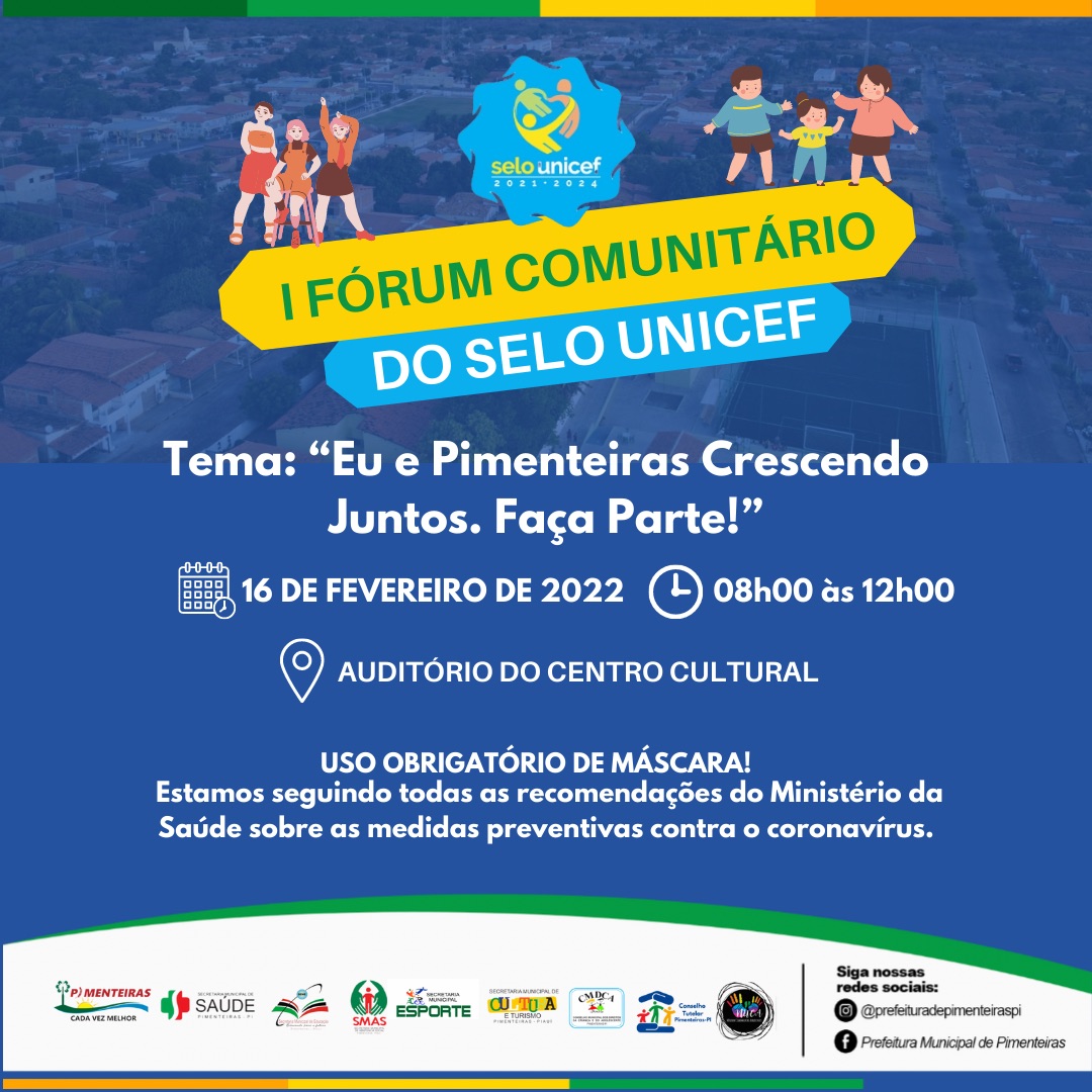 Pimenteiras realiza 1º Fórum Comunitário do Selo Unicef - Imagem 1