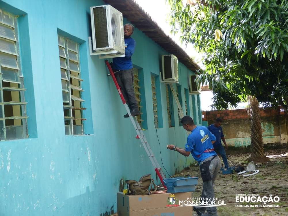 Mais escolas climatizadas em Monsenhor Gil pela prefeitura municipal - Imagem 7