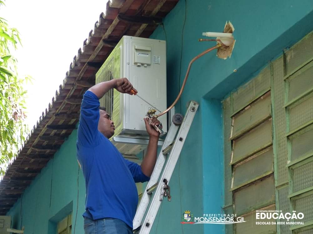 Mais escolas climatizadas em Monsenhor Gil pela prefeitura municipal - Imagem 1