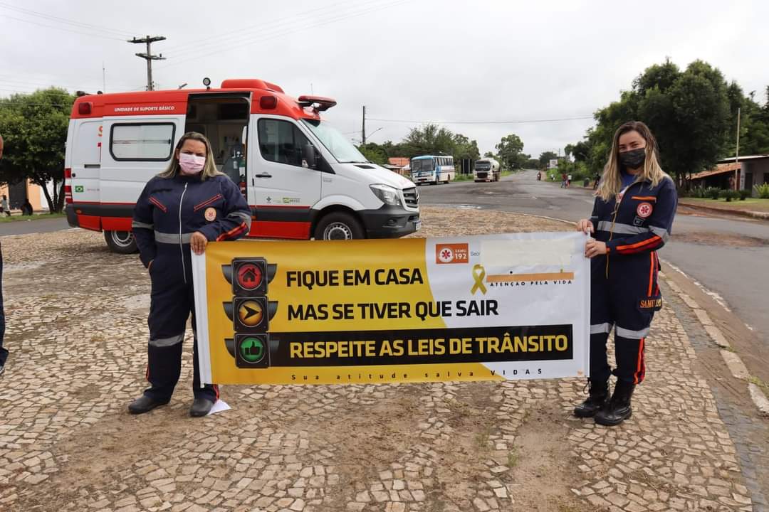 SAMU de Monsenhor Gil faz campanha para um trânsito sem tragédias - Imagem 2