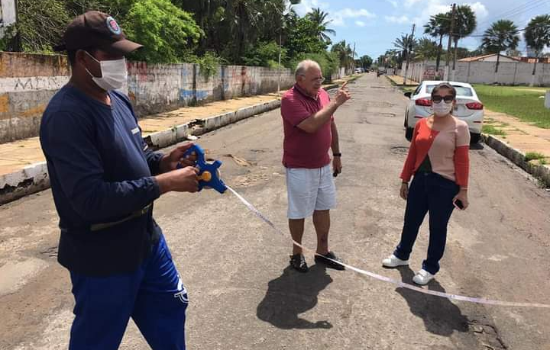Prefeita mapeia ruas de Luís Correia que receberão recuperação asfáltica