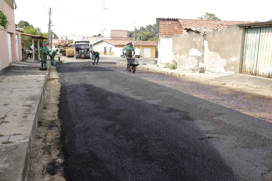 Iniciada a terceira etapa de pavimentação asfáltica em Monsenhor Gil - Imagem 3