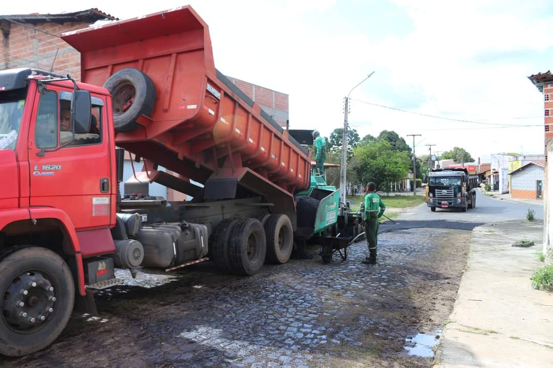 Iniciada a terceira etapa de pavimentação asfáltica em Monsenhor Gil