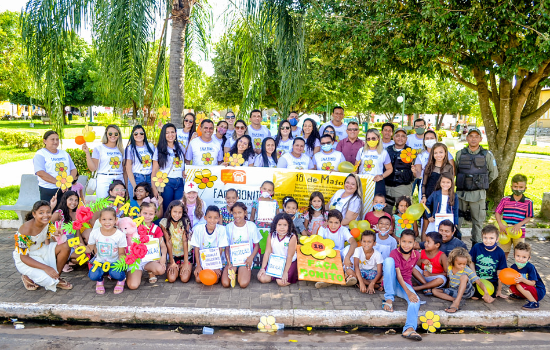 Prefeitura Municipal realiza caminhada alusiva a campanha “Faça Bonito”