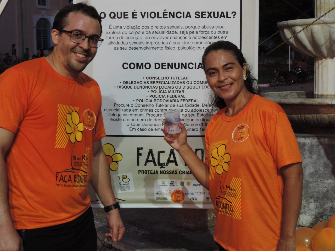 Monsenhor Gil no Dia D da Campanha Faça Bonito - Imagem 13