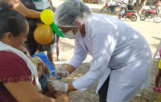 Esperantina realizou dia D de vacinação contra gripe e sarampo