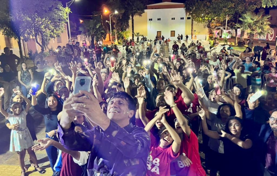 Banda Xote Santo animou evento evangélico das mães em Esperantina