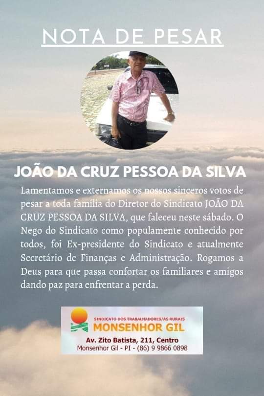 Prefeito decreta luto oficial por 03 dias pela morte de sindicalista - Imagem 3