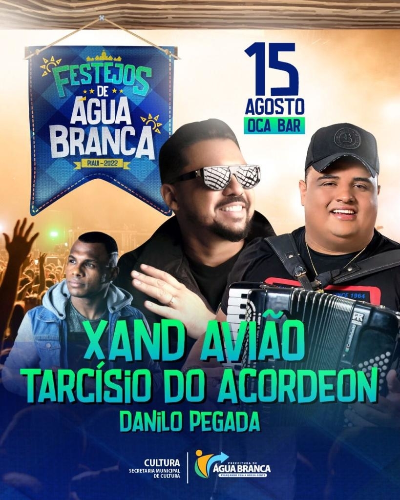 Festejos de Água Branca encerram hoje (15) com procissão e shows musicais