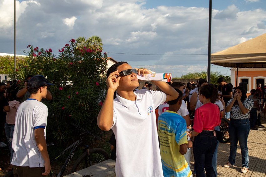 Eclipse solar anular é alvo de estudos da Educação Municipal em Oeiras - Imagem 2