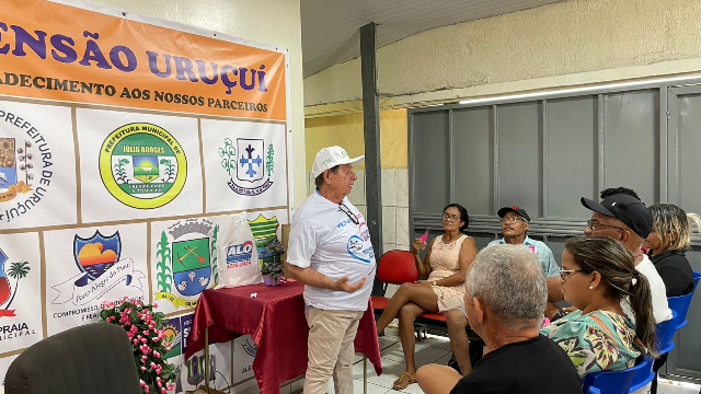 Prefeito Dr. Wagner Coelho palestra na Pensão Uruçuí em Teresina.