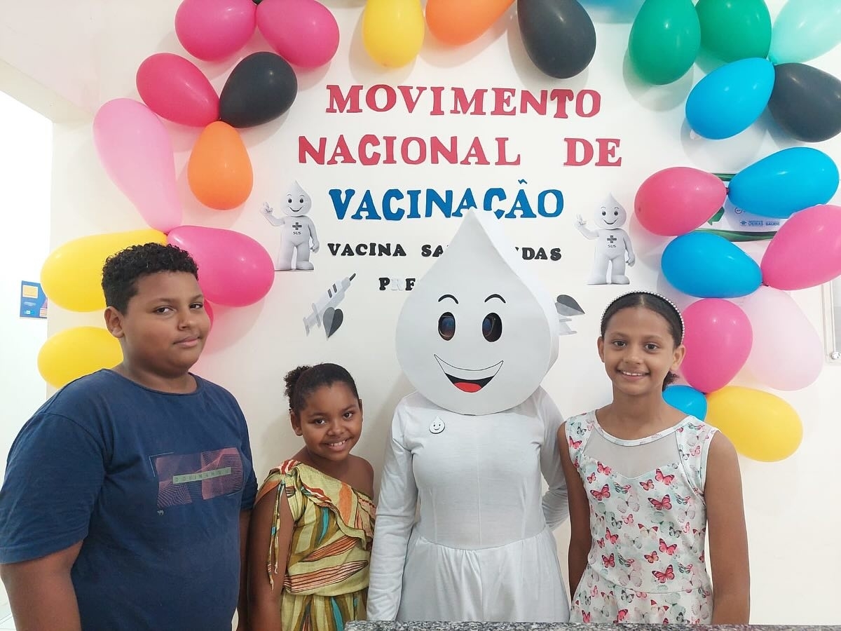Saúde realiza Dia D de multivacinação de crianças e adolescentes em Oeiras