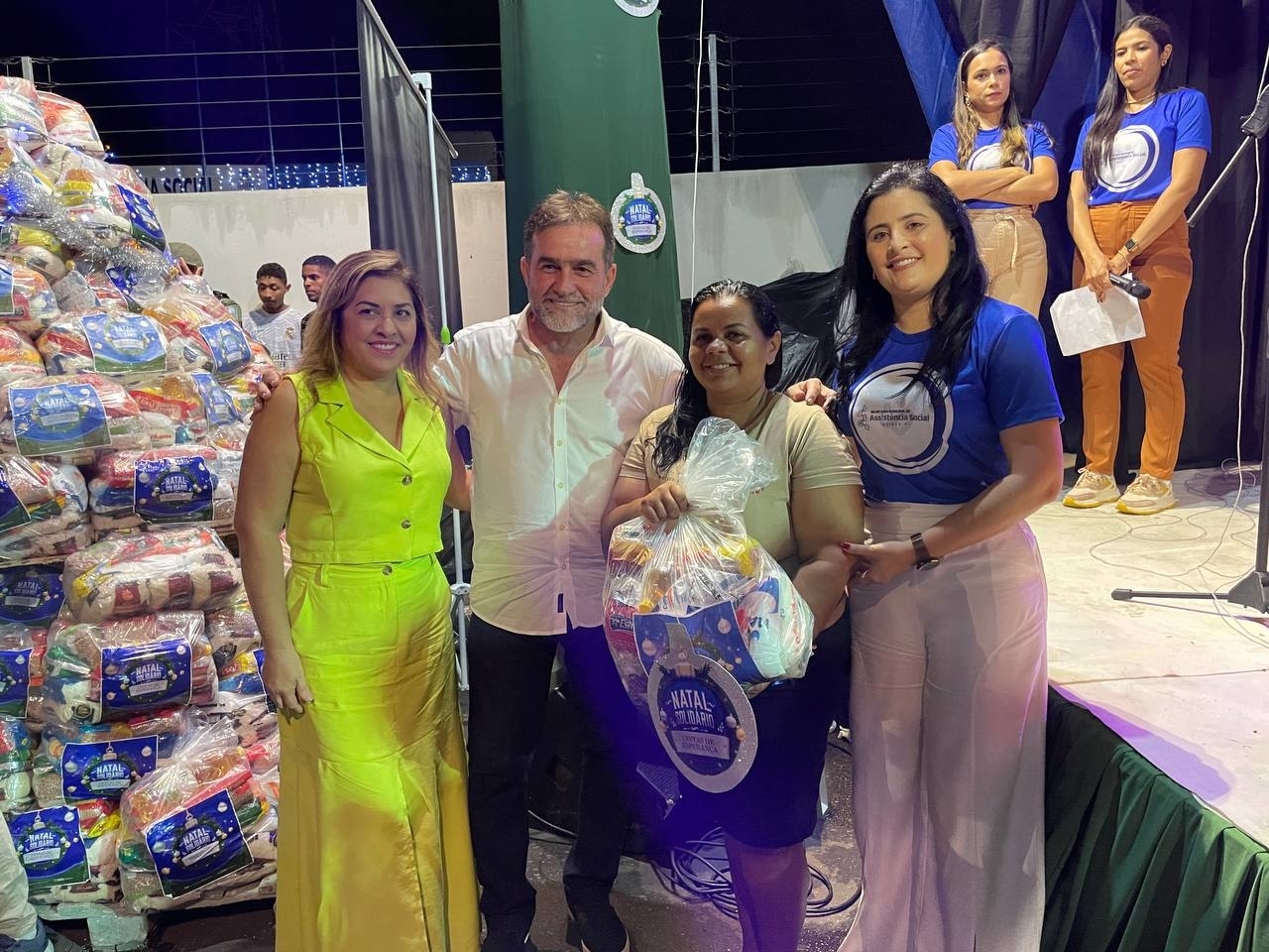 Prefeitura entrega 1.400 cestas básicas a famílias vulneráveis em Oeiras