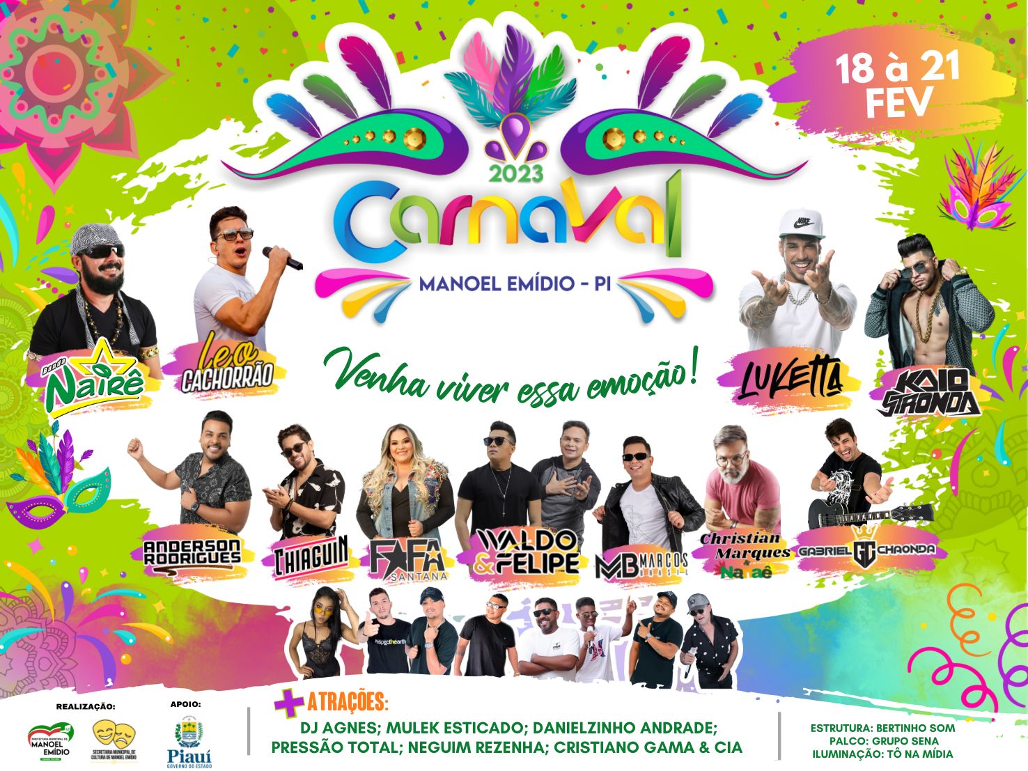 Prefeitura divulga bandas para o Carnaval 2023 - Imagem 1