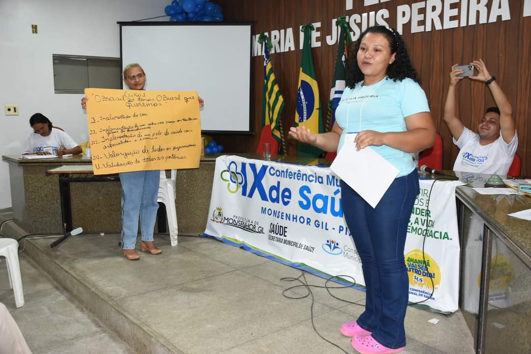 Prefeitura realiza IX Conferência Municipal de Saúde em Monsenhor Gil - Imagem 14