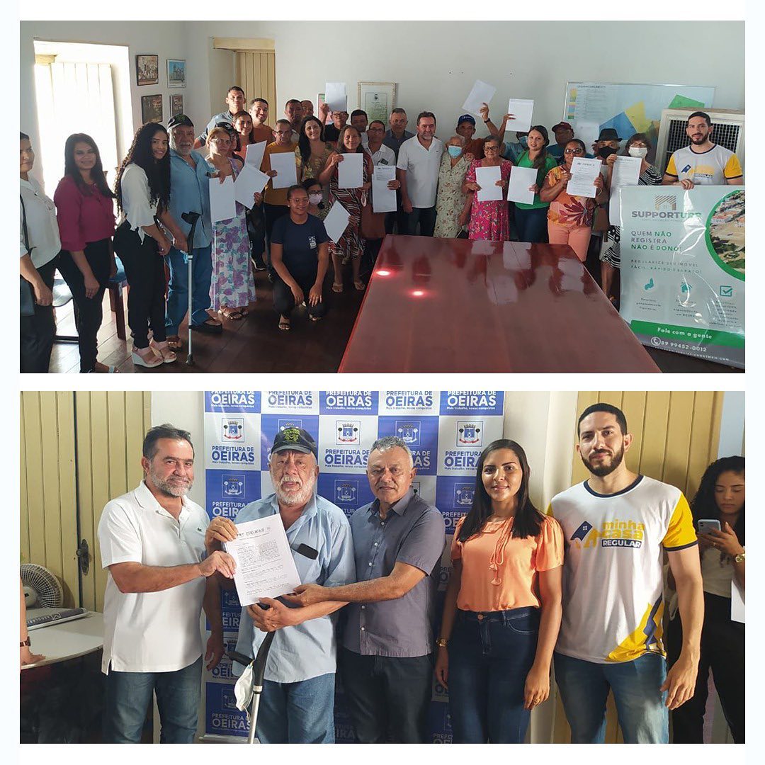 Zé Raimundo entrega 20 novas certidões de Regularização Fundiária em Oeiras - Imagem 1