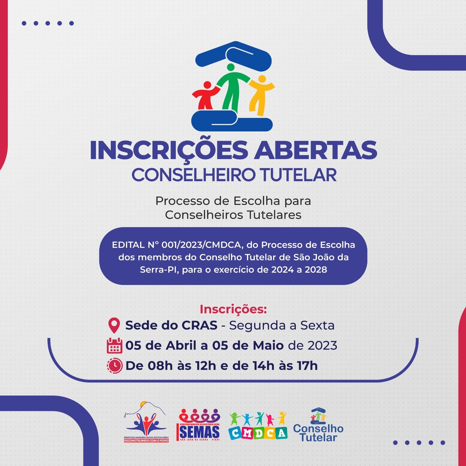 Saiu edital para eleições do Conselho Tutelar