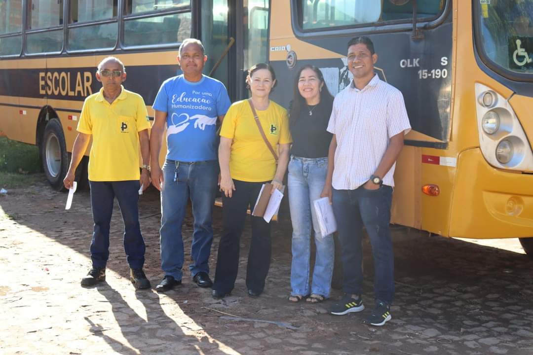 Prefeitura de Monsenhor Gil e Detran em vistoria dos ônibus Escolares  - Imagem 2