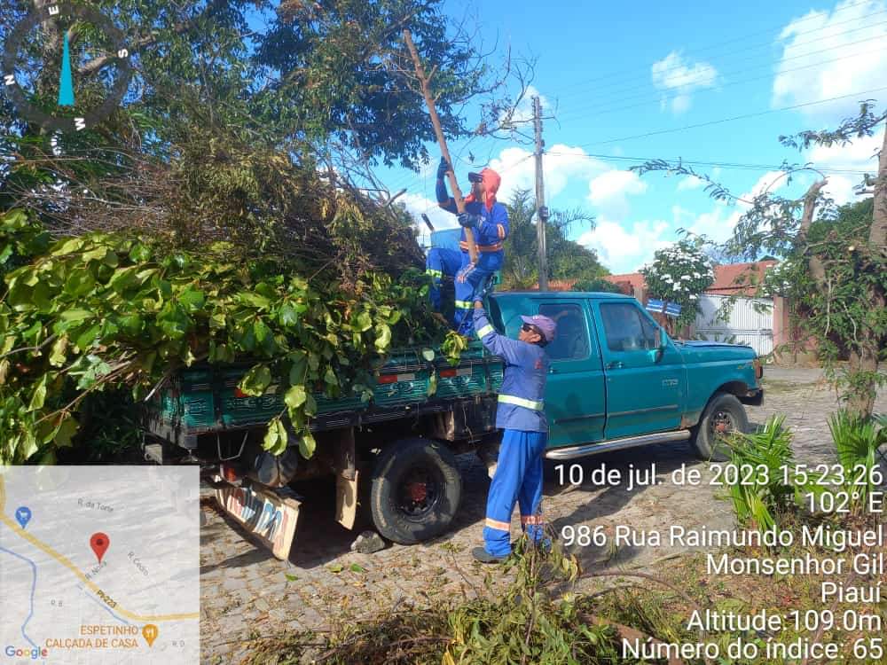 Monsenhor Gil mais limpa com equipes de limpeza ativas em toda a cidade!  - Imagem 7