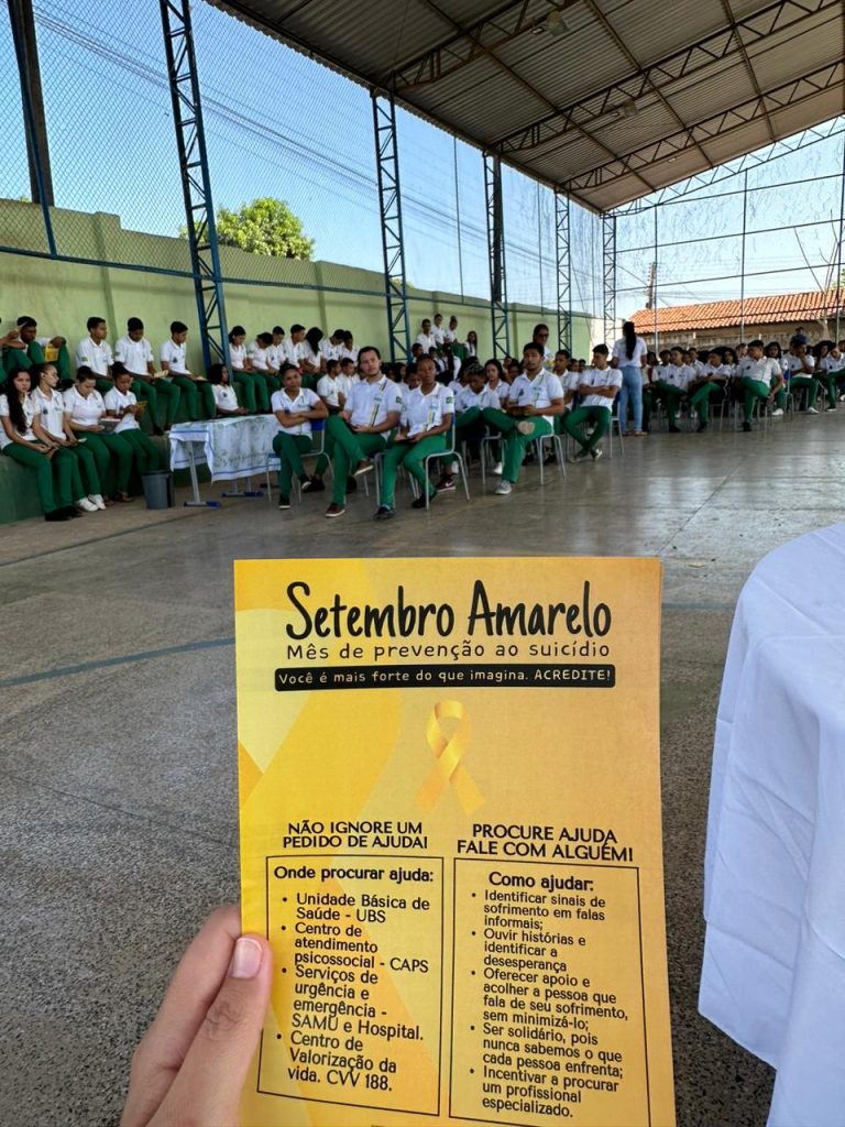 Prefeitura de Uruçuí intensifica ações do Setembro Amarelo nas escolas - Imagem 5