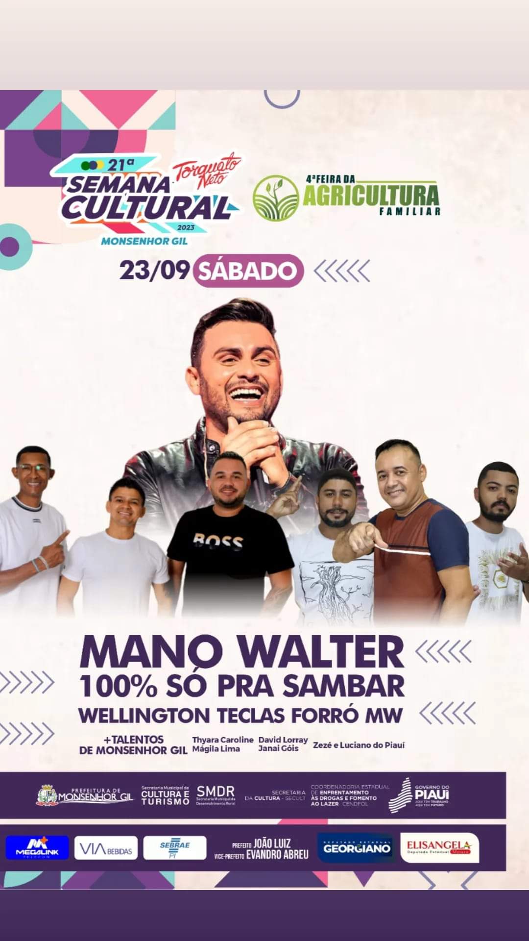 Semana Cultural movimenta Monsenhor Gil, dias 21,22 e 23 deste mês - Imagem 4
