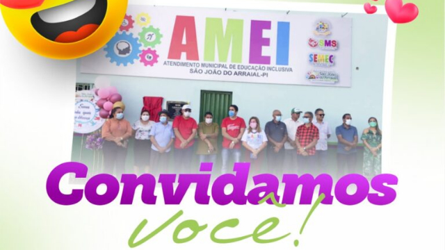 São João do Arraial celebra 1 ano de fundação da AMEI nesta quinta 28