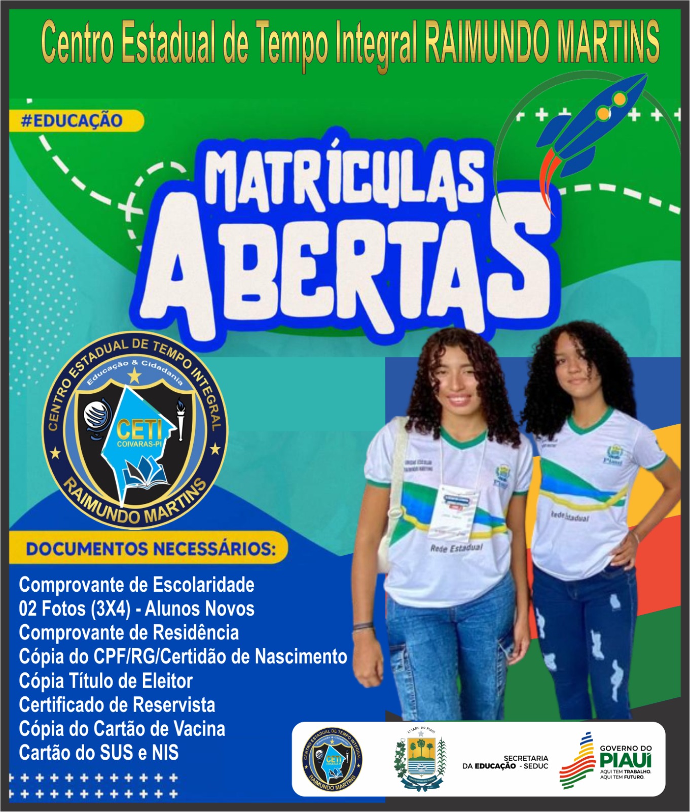 Ens. Médio de Coivaras será de Tempo Integral; veja vantagens e benefícios - Imagem 2