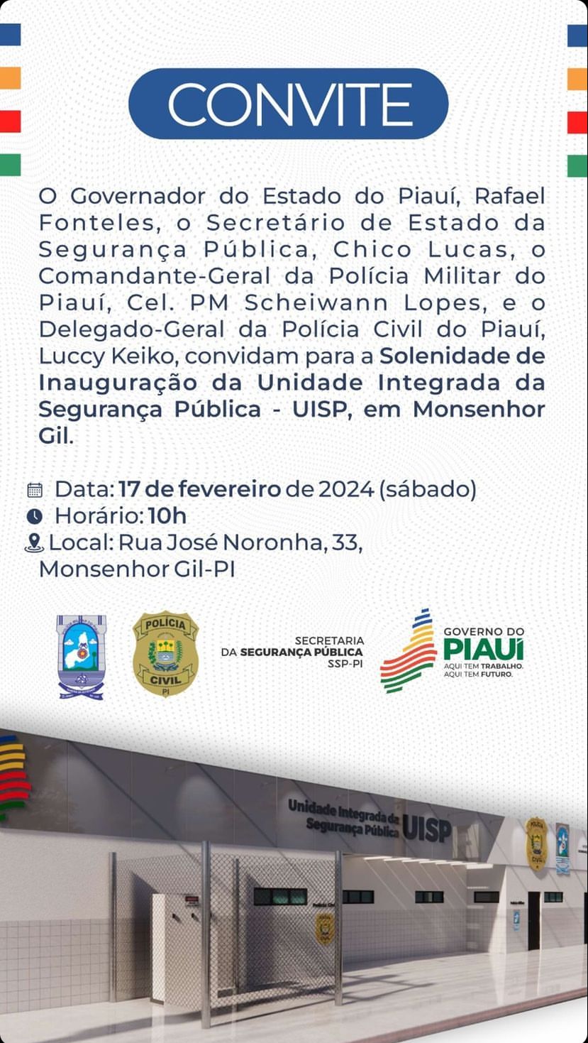 Prefeito João Luiz recebe governador Rafael Fonteles em Monsenhor Gil - Imagem 3