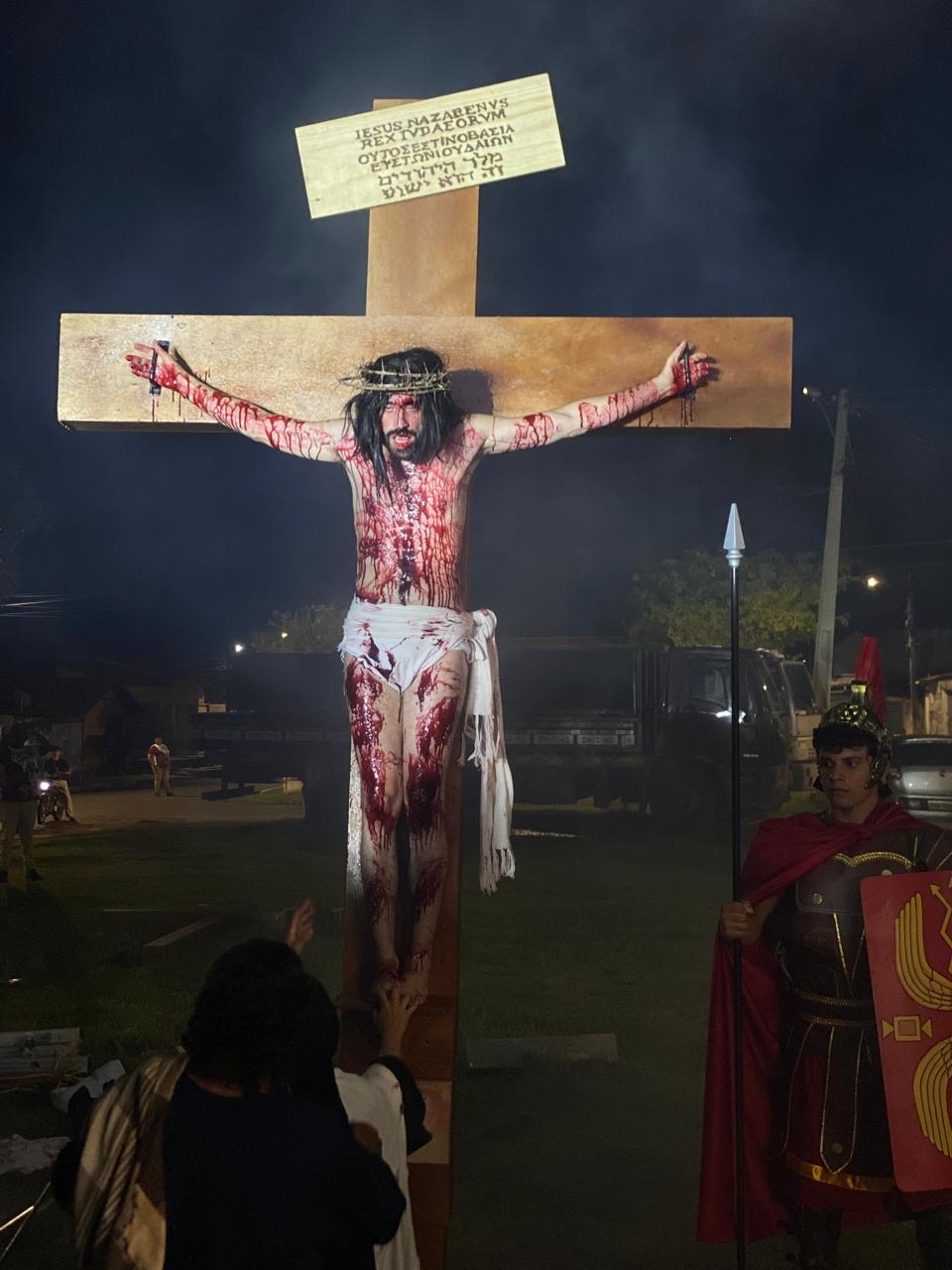 Espetáculo “A Paixão de Cristo 2024” foi um verdadeiro sucesso.