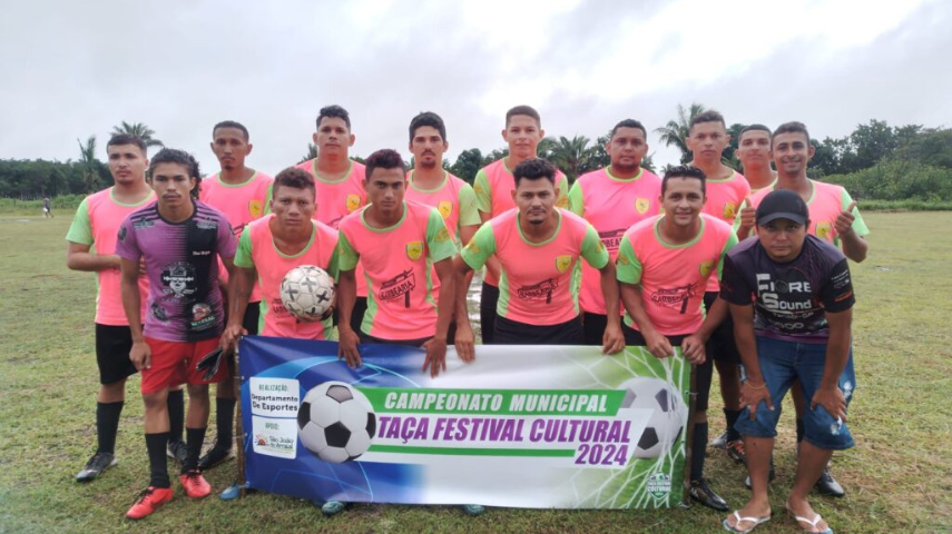 Abertura do campeonato municipal “Taça Festival Cultural 2024”