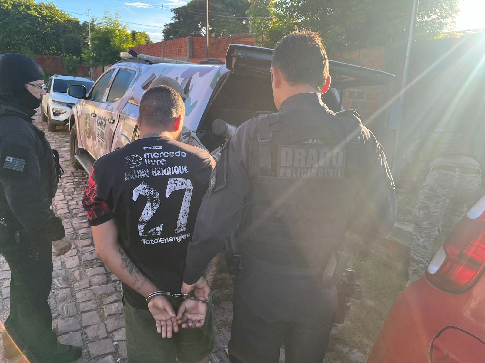 Draco cumpre mais de 15 mandados de busca e apreensão na zona leste de Teresina - Foto: Divulgação/SSP-PI