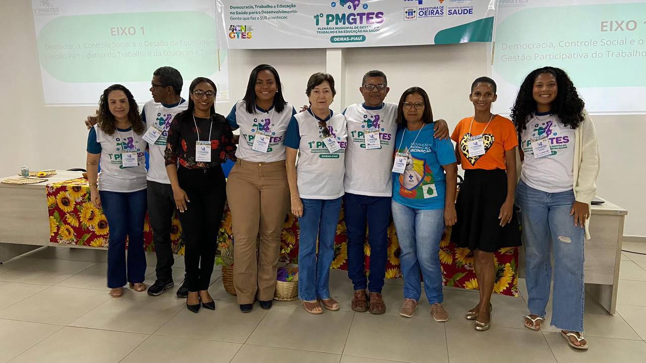 Oeiras realiza 1ª Plenária de Gestão do Trabalho e da Educação na Saúde