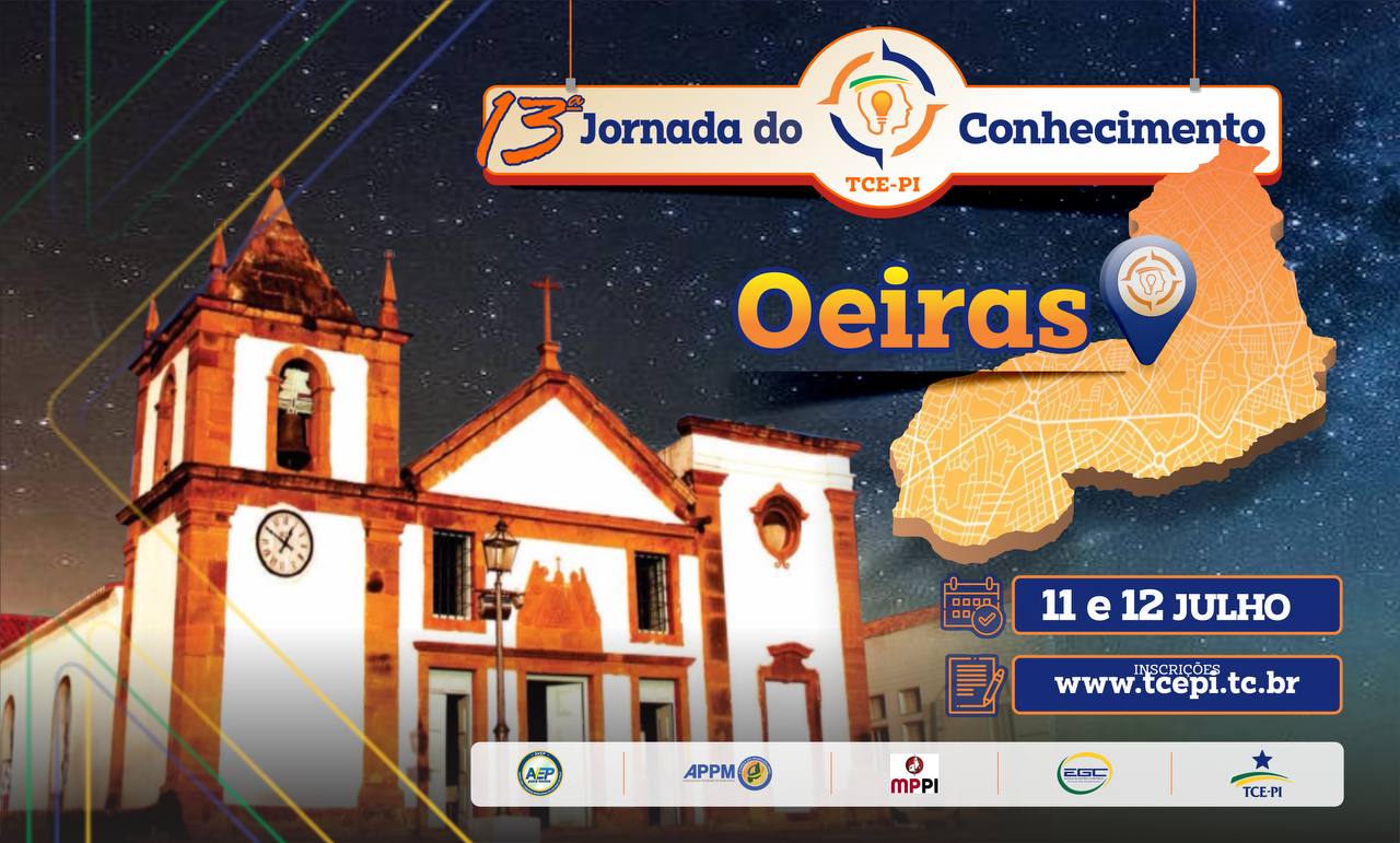 Oeiras sediará 13ª Jornada do Conhecimento do TCE-PI 