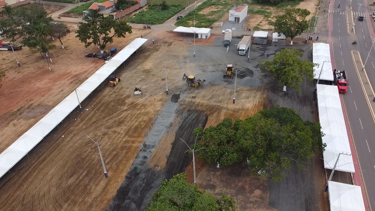 Festejos de Uruçuí com estrutura quase pronta