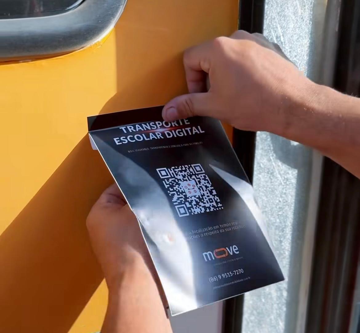 Transporte escolar digital - Foto: Prefeitura de Cristino Castro