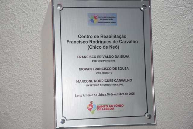 Prefeito Erivaldo Lopes inaugura Centro Especializado em Reabilitação em Santo Antônio de Lisboa - Imagem 5