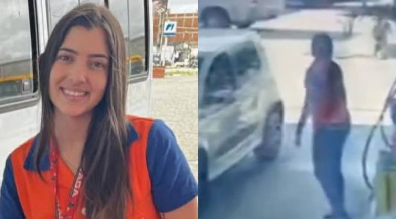 Frentista estava trabalhando quando foi morta a tiros | Reprodução